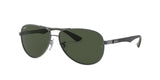 Ray-Ban | RB8313 Aviator Carbon Fibre | Gunmetal Dark Green Polarised