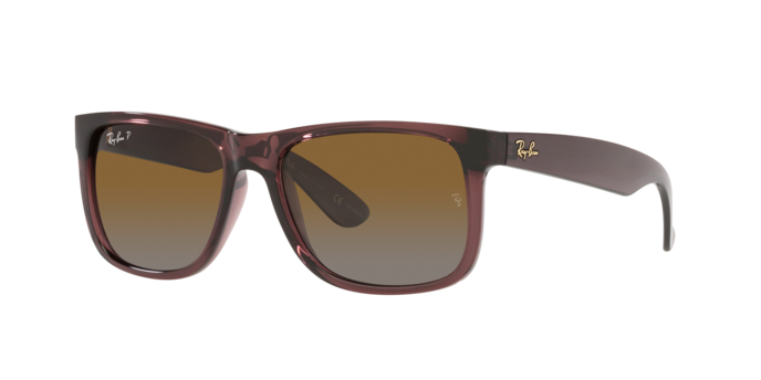 Ray-Ban | RB4165 Justin | Transparent Dark Brown Gradient Polarised