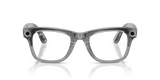 Ray-Ban Meta G2 | RW4012 Wayfarer M | Shiny Transparent Grey Transitions Sapphire