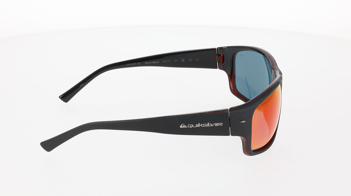 Quiksilver | QS1003P Wind Wave | Black Red Mirror Polarised