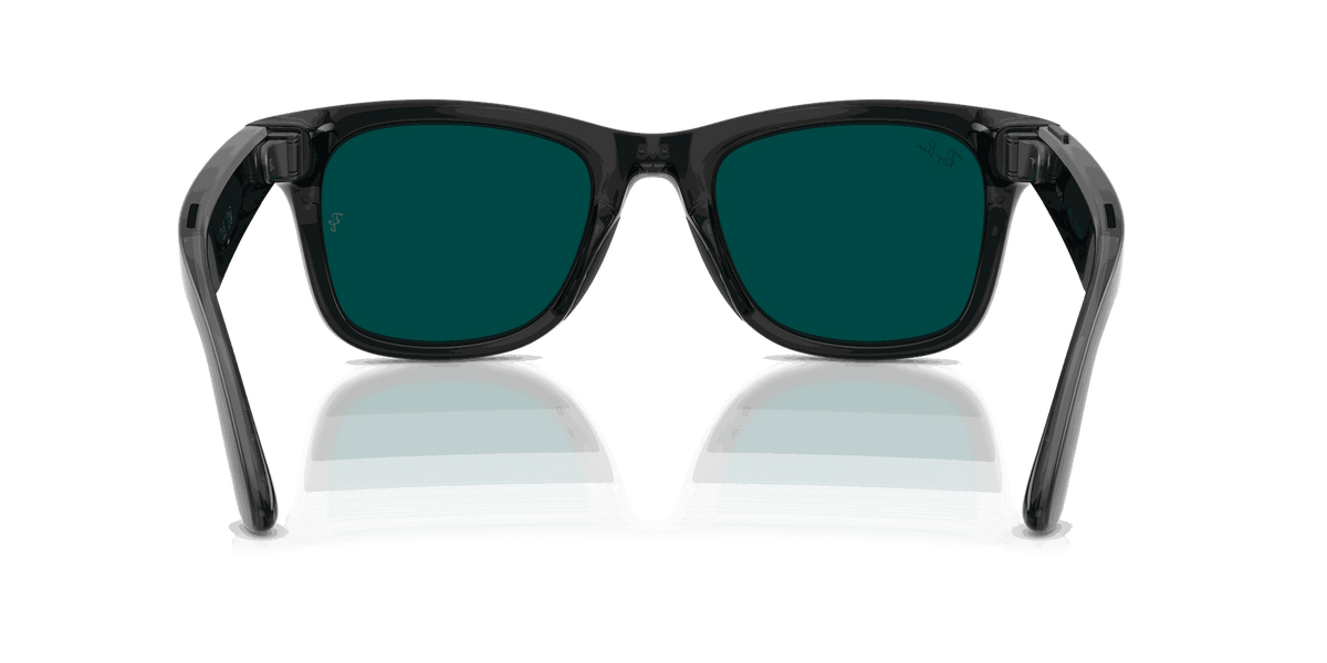 Ray-Ban Meta G3 | RW4011 Wayfarer L | Transp. Black Transitions Aquamarine