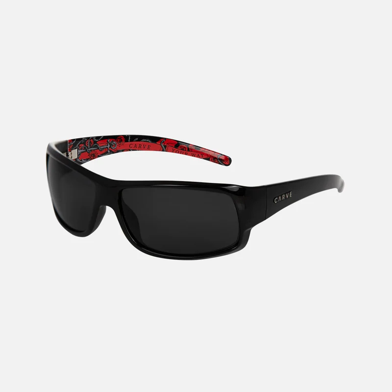Carve | 1193 Sony Black | Black Red Polarised