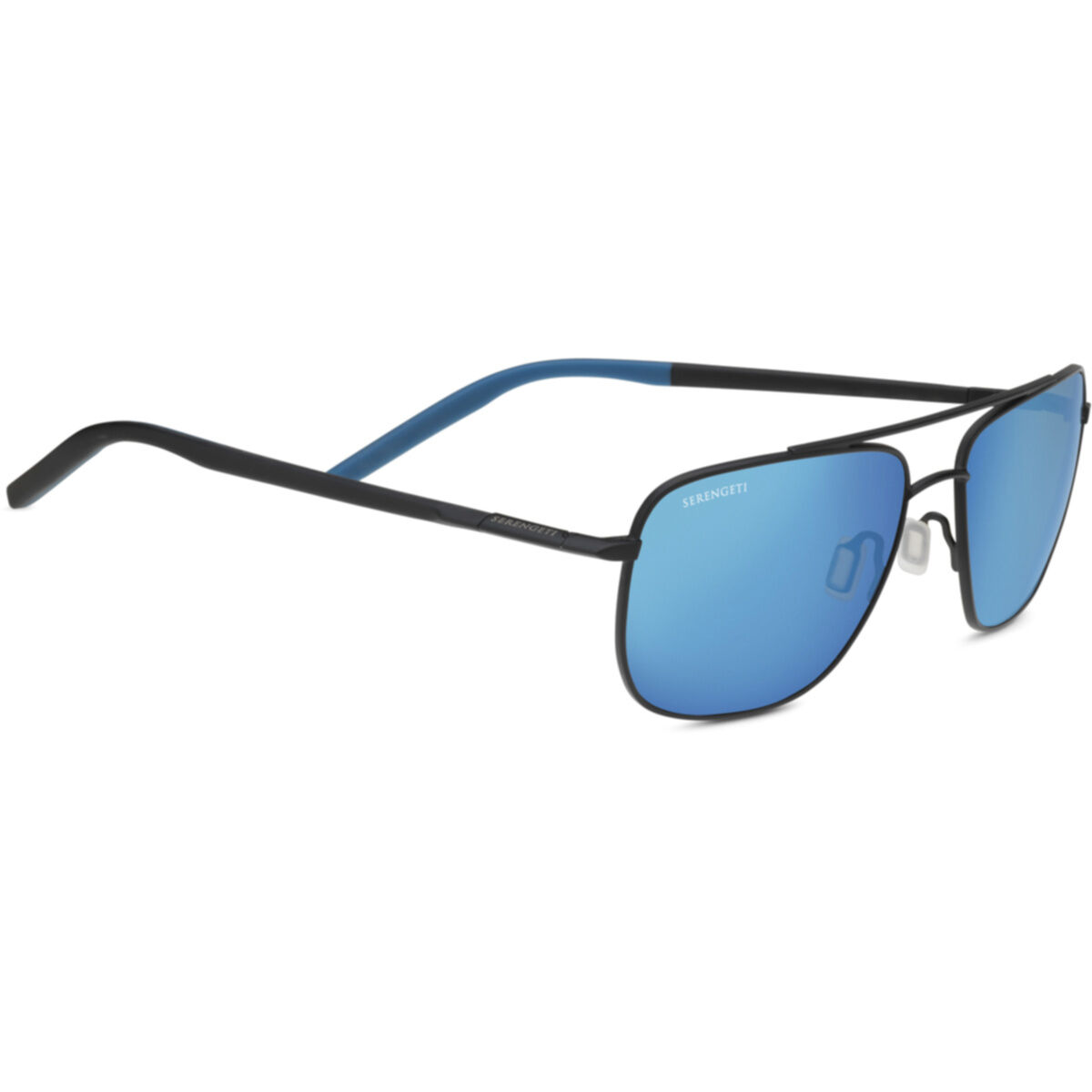 Serengeti | 8819 Tellaro | Matte Black Blue Polarised