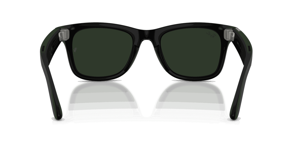 Ray-Ban Meta G3 | RW4011 Wayfarer L | Matte Black Transitions Gen S Graphite Green