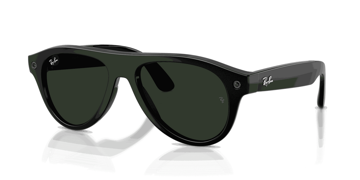 Ray-Ban Meta G3 | RW4016 Aviator | Shiny Black Transitions Gen S Graphite Green