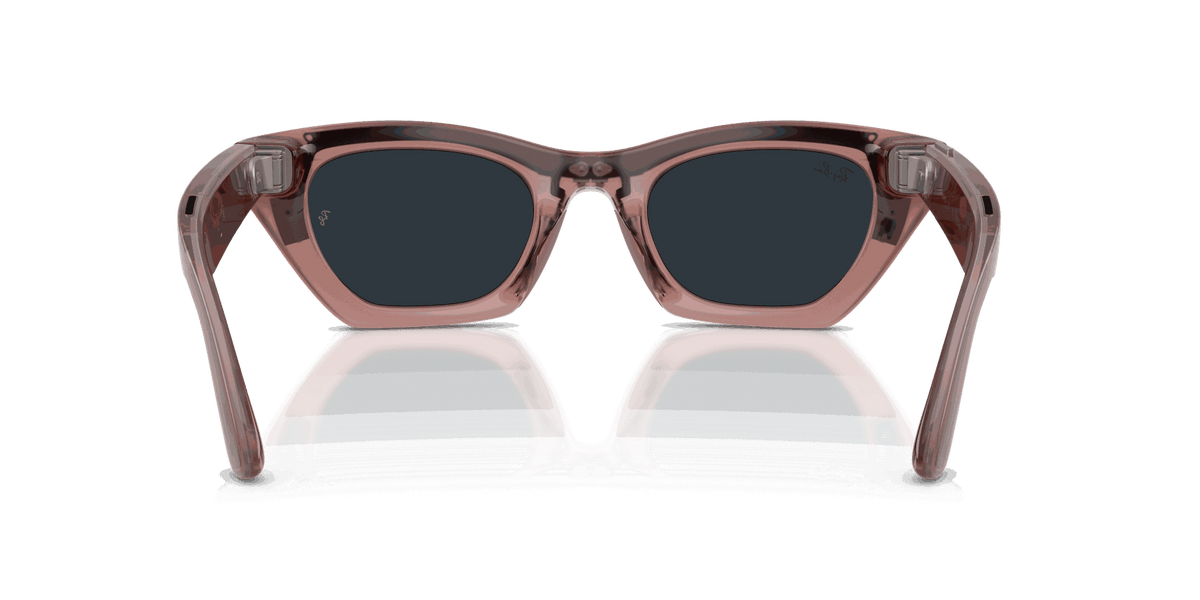 Ray-Ban Meta G3 | RW4015 Zena | Milky Pink Blush Transitions Gen S Grey