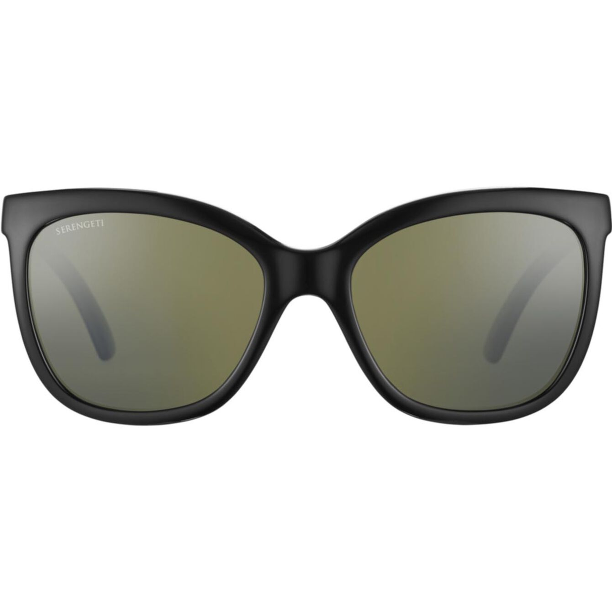 Serengeti | 8971 Agata | Shiny Black Green Polarised