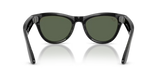Ray-Ban Meta G2 | RW4014 Skyler | Shiny Black G15 Green