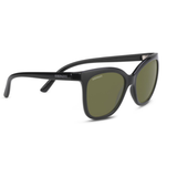 Serengeti | 8971 Agata | Shiny Black Green Polarised