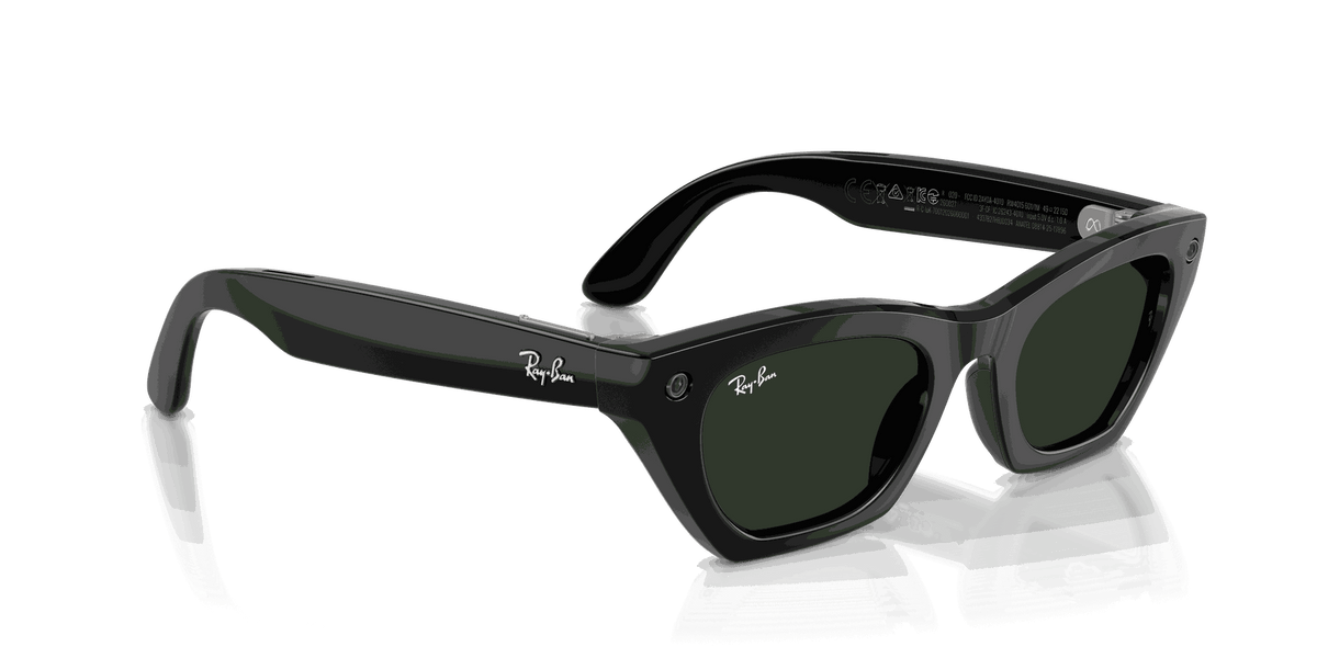 Ray-Ban Meta G3 | RW4015 Zena | Shiny Black Transitions Gen S Graphite Green